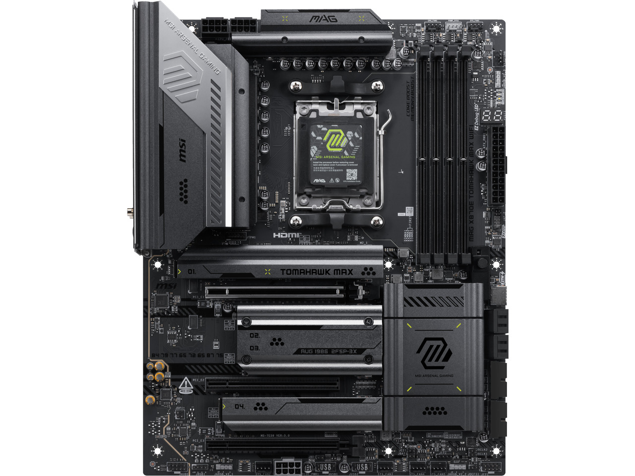 MSI MAG X870E TOMAHAWK MAX WIF – X870E Atx Motherboard Bewertung und Preis
