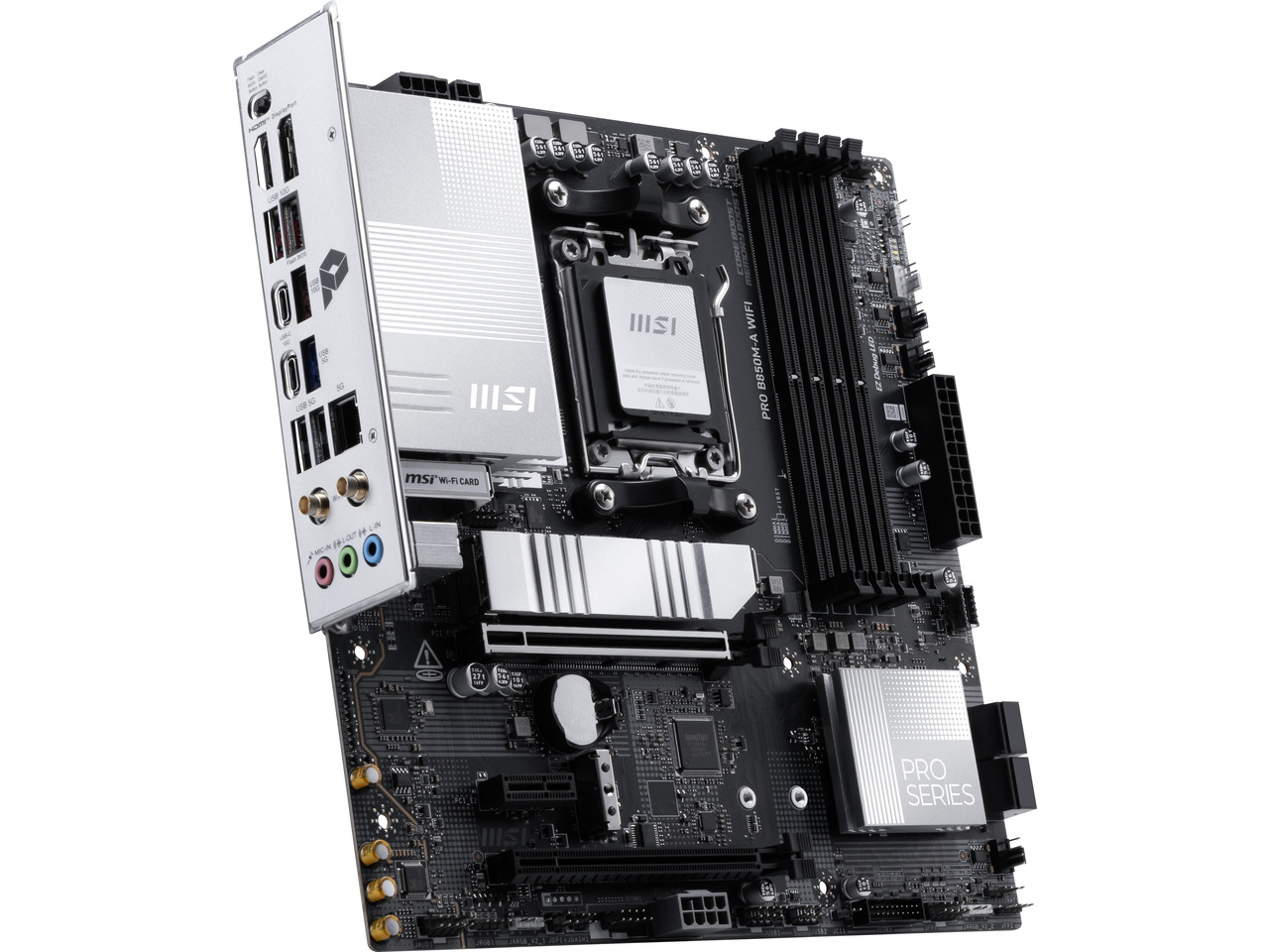 MSI PRO B850M-A WIFI AM5, Wi-F – Am5 Micro Atx Pcie 5.0 Motherboard Bewertung und Preis